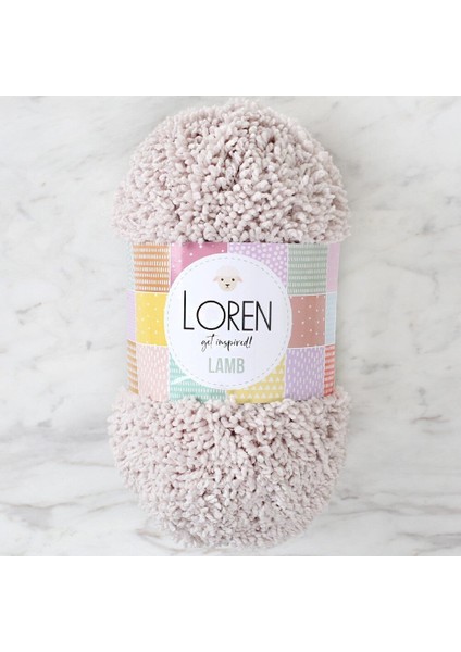 Lamb Açık Bej El Örgü Ipi - R055 - 34420