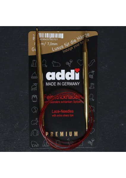 Addi 7mm 80CM Klasik Misinalı Dantel Şişi - 755-7