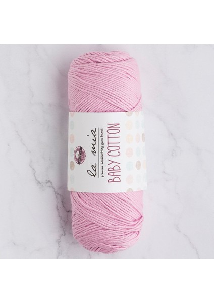 La Mia Baby Cotton Lila El Örgü Ipi - L042 - 33637