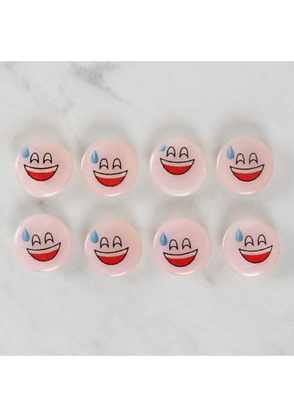 Crafts 8'li Gülen Yüz Düğme - 1017 fiyatları