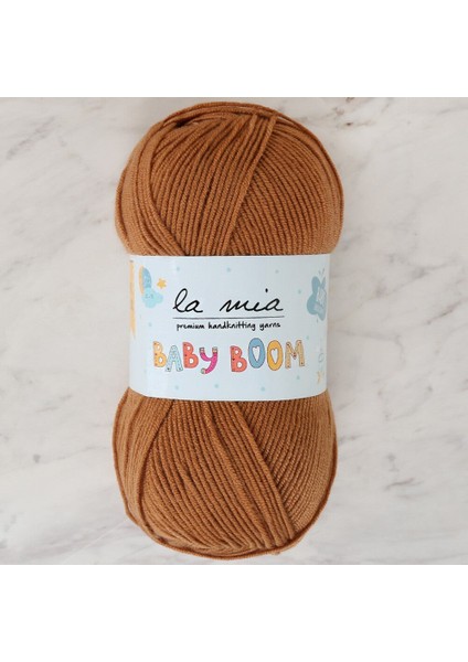 Baby Boom Kahverengi El Örgü Ipi - 885 - 34459
