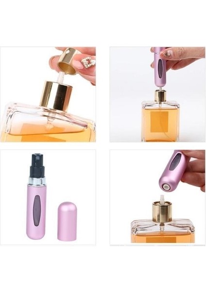 Pratech Parfüm Şişesinden Dolabilir Yedek Cep Parfüm Şişesi Aparatı indirimleri