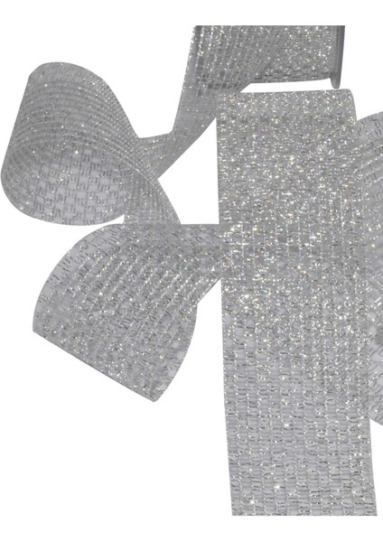 File Sim Kurdele 25 mm Gümüş 10 Metre