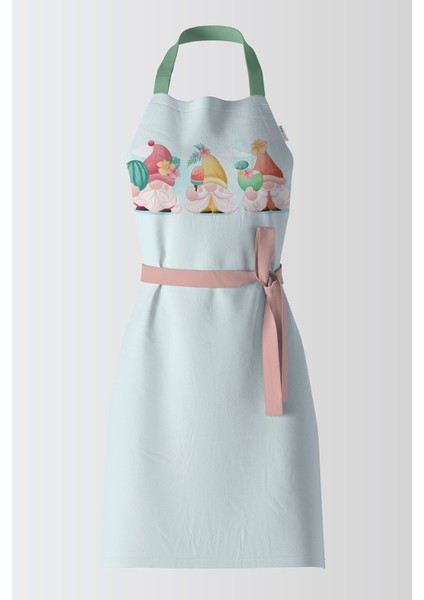 Yeşil Uzun Desenli Mutfak Önlüğü, Şık ve Kullanışlı Mutfak Aksesuarı fiyatları