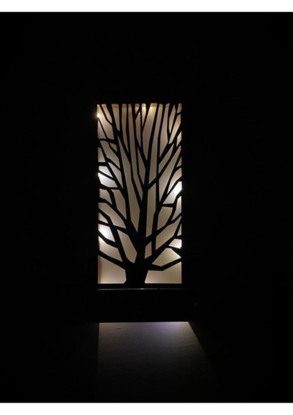 Peri Ledli Masif Ahşap Panel Duvar Dekoru 36X18CM, Ev ve Balkon Şıklığı fiyatları