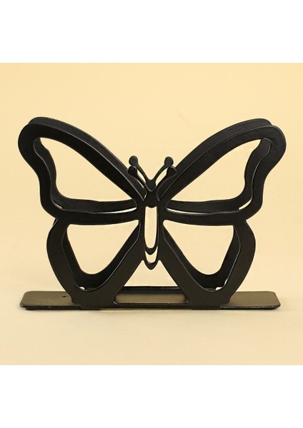 Home Kelebek Siyah Metal Peçetelik modelleri