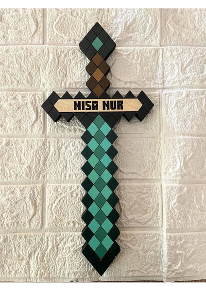 Gri Renkli Isme Özel Duvar Dekoru, Şık ve Kişiye Özel Hediye Seçeneği