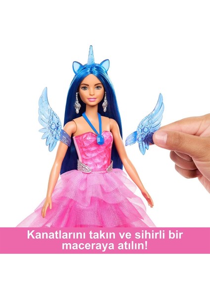 HRR16 Barbie Mavi Saçlı Prenses Bebek fırsatları