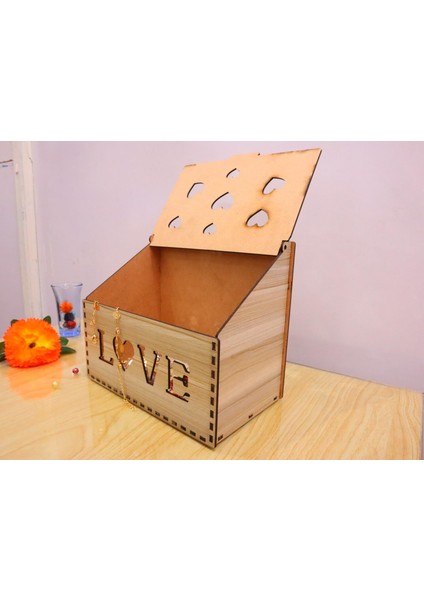 Ahşap – Mdf Love Takı Kutusu – Çok Amaçlı Kutu fiyatları