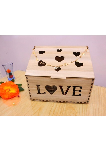 Ahşap – Mdf Love Takı Kutusu – Çok Amaçlı Kutu modelleri