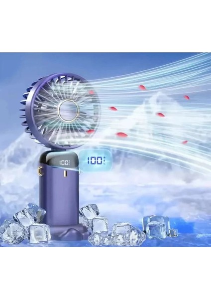 USB Şarjlı Taşınabilir Katlanabilir El Fanı Karışık Renk fırsatları