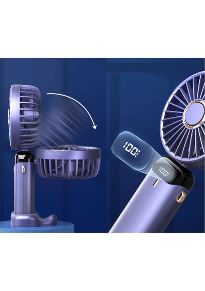 USB Şarjlı Taşınabilir Katlanabilir El Fanı Karışık Renk indirimleri