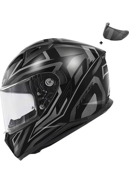 50.7 Proton Mat Tıtanıum-Siyah Kapalı Motosiklet Kaskı fiyatları