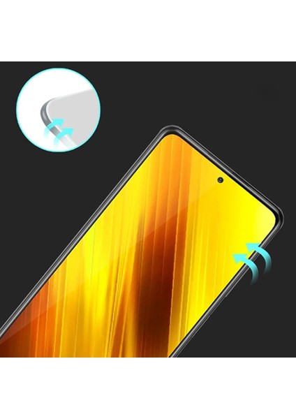 Xiaomi Poco X3 Full Glue Tempered Full Cam Ekran KORUYUCU-(1903) - NX3304-4950 fiyatları