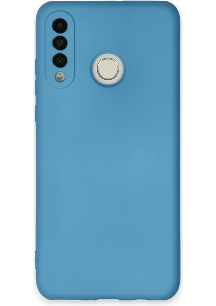 Huawei P30 Lite Kılıf Nano Içi Kadife Silikon - Mavi - NX3574-8402