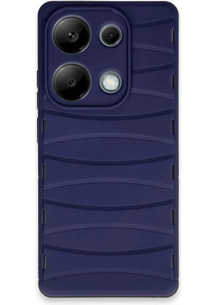 Xiaomi Redmi Note 13 Pro 4g Kılıf Bibercas Silikon Kapak - Lacivert - NX9981-3636