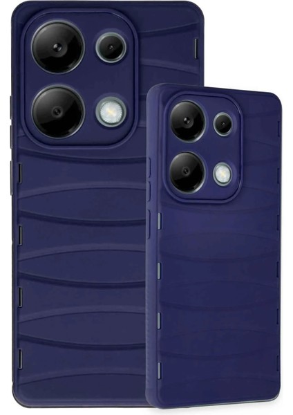 Xiaomi Redmi Note 13 Pro 4g Kılıf Bibercas Silikon Kapak - Lacivert - NX9981-3636 modelleri