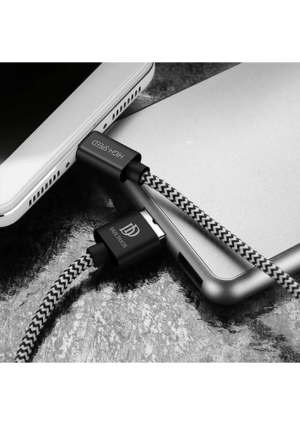 Dux Ducıs USB Type C Kopmaz Yırtılmaz USB Kablo Hızlı Şarj 1 METRE-(1903) - NX2708-3289 fırsatları