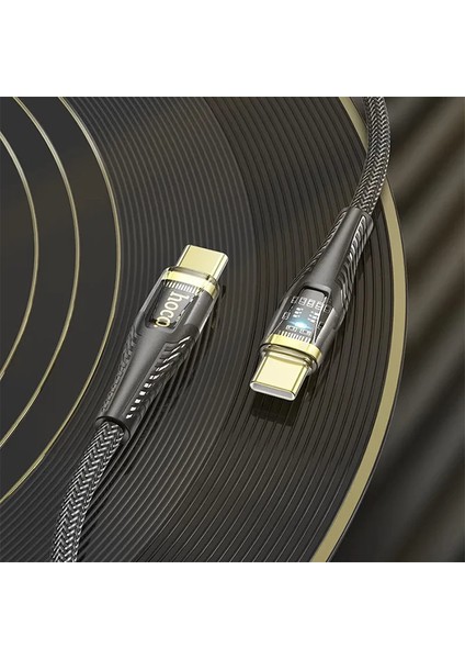 Hoco U121 Gold Standard Transparent Discovery Edition 60W Type-C To Type-C Hızlı ? - NX1124-7688 fiyatları