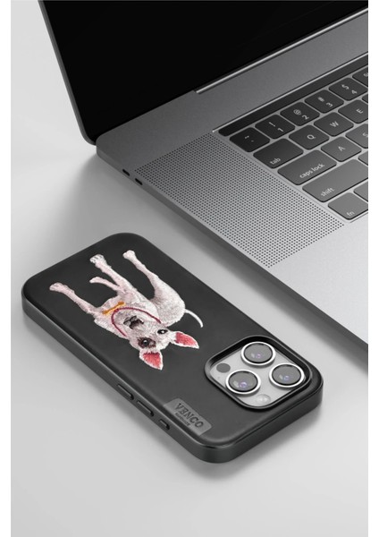 iPhone 15 Pro Perma Desenli Kapak - Siyah - NX4819-1862 fırsatları