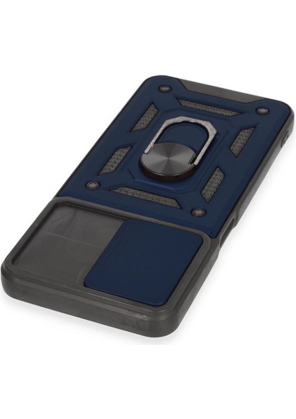 Realme C35 Kılıf Pars Lens Yüzüklü Silikon - Lacivert - NX7865-8993 fırsatları