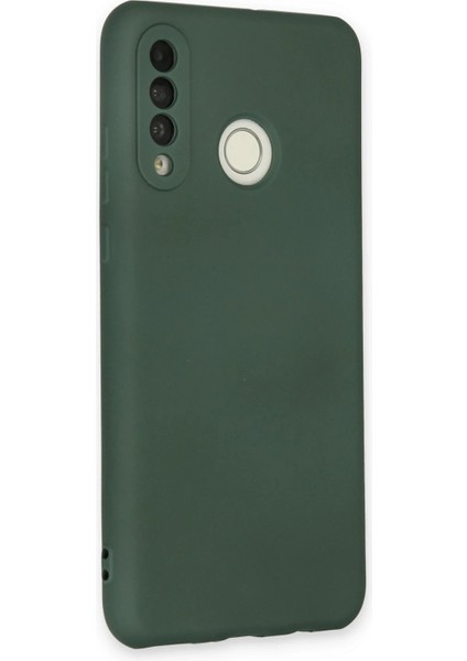 Huawei P30 Lite Kılıf Nano Içi Kadife Silikon - Koyu Yeşil - NX2489-3751 fiyatları