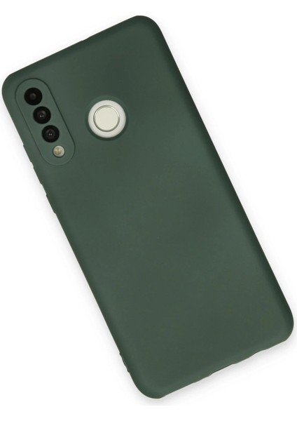 Huawei P30 Lite Kılıf Nano Içi Kadife Silikon - Koyu Yeşil - NX2489-3751 modelleri