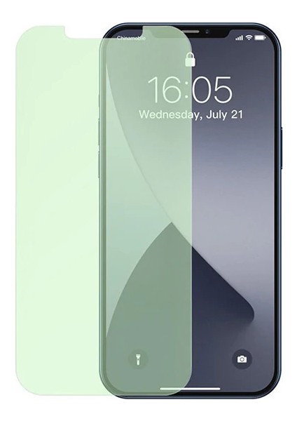 Baseus Iphone 12 Pro Max 6.7 0.30MM Full Tempered Cam Ekran Koruyucu 2set Anti-Blue - NX8073-6345
