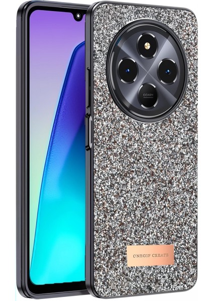 Xiaomi Redmi 14C Bright Simli Kapak - Gold - NX1317-6618