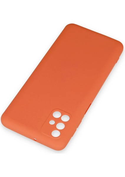 Samsung Galaxy M31S Kılıf Nano Içi Kadife Silikon - Turuncu - NX3554-9972 modelleri