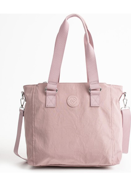 Sn 4012 Suya Dayanıklı Çok Bölmeli Krinkıl Çanta Kol Çantası Omuz