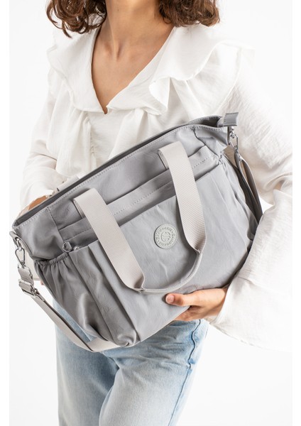 Sn 4017 Suya Dayanıklı Çok Bölmeli Krinkıl Çanta Kol Çantası Omuz modelleri