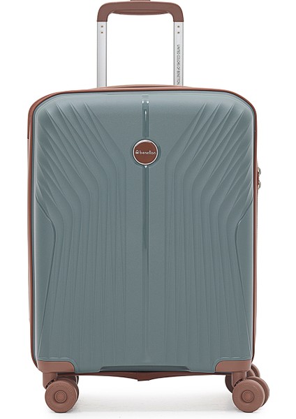 8015 Orta Boy Polipropilen Kırılmaz Valiz Tekerlekli Valiz