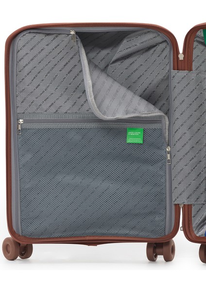 8015 Orta Boy Polipropilen Kırılmaz Valiz Tekerlekli Valiz