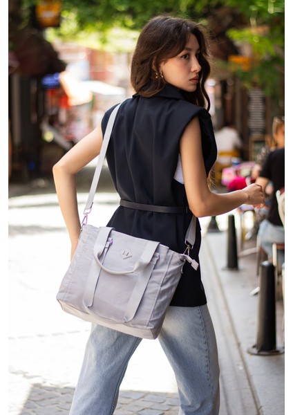 Sn 4012 Suya Dayanıklı Çok Bölmeli Krinkıl Çanta Kol Çantası Omuz