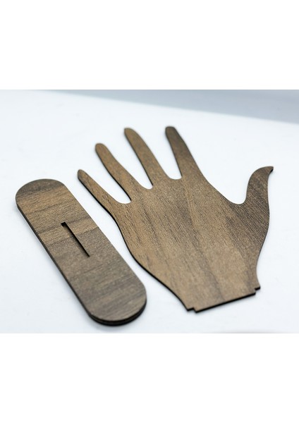 El Motifli Lazer Kesim El Formu Takı Standı Yüzük Bilezik Bileklik ve Küpe Tutucu Dekoratif Aksesuar fiyatları