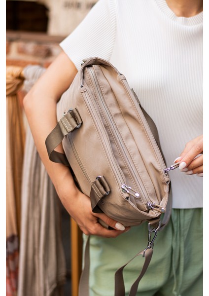 Sn 4012 Suya Dayanıklı Çok Bölmeli Krinkıl Çanta Kol Çantası Omuz fırsatları