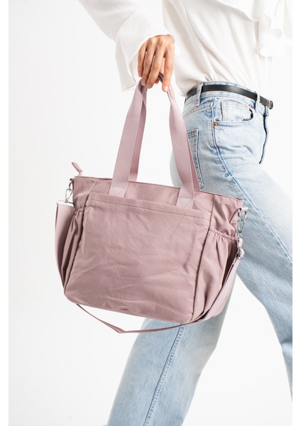 Sn 4017 Suya Dayanıklı Çok Bölmeli Krinkıl Çanta Kol Çantası Omuz modelleri