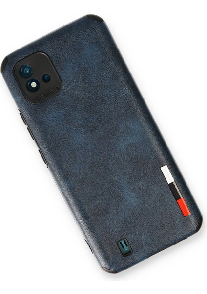 Realme C11 2021 Kılıf Loop Deri Silikon - Lacivert - NX3310-6295 modelleri