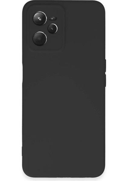 Realme C35 Kılıf Nano Içi Kadife Silikon - Siyah - NX2485-9774