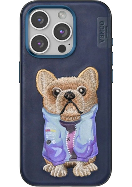 iPhone 15 Pro Max Cute Desenli Kapak - Lacivert - NX2913-3358