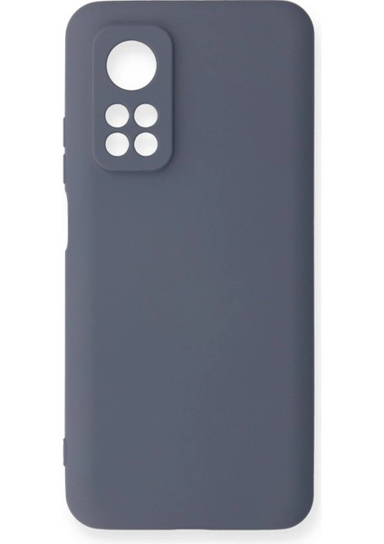 Xiaomi Mi 10T Kılıf Nano Içi Kadife Silikon - Gri - NX1009-6715