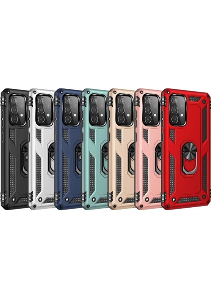 Samsung Galaxy A53 5g Kılıf Sofya Yüzüklü Silikon Kapak - Siyah - NX7541-1584 fırsatları