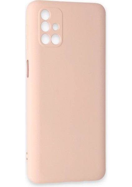 Samsung Galaxy M31S Kılıf Nano Içi Kadife Silikon - Pudra - NX6517-2769 fiyatları