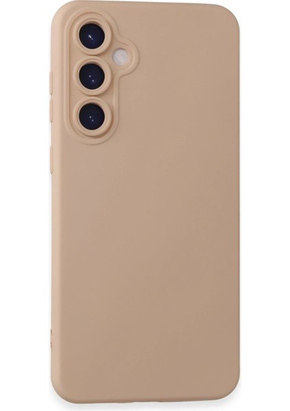 Samsung Galaxy S24 Kılıf Nano Içi Kadife Silikon - Pudra - NX6284-2711