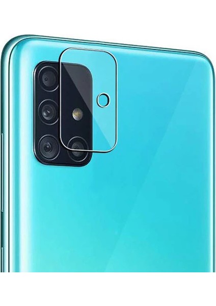 Ally Samsung Galaxy A71 Tempered Kamera Koruyucu Kırılmaz CAM-(1903) - NX5194-9725
