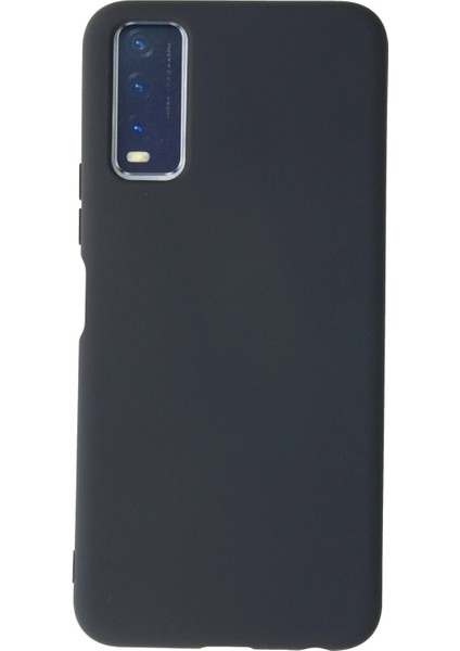 Vivo Y11S Kılıf Nano Içi Kadife Silikon - Gri - NX6338-4715