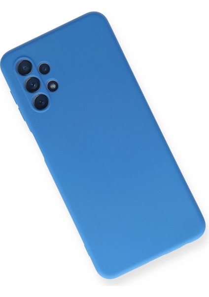 Samsung Galaxy A52 Kılıf Nano Içi Kadife Silikon - Mavi - NX5793-4312 modelleri