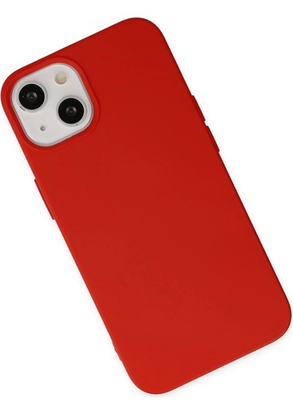 iPhone 15 Pro Kılıf Nano Içi Kadife Silikon - Kırmızı - NX3326-4452 modelleri