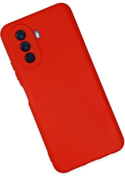 Huawei Nova Y70 Kılıf Nano Içi Kadife Silikon - Kırmızı - NX4000-6215 modelleri